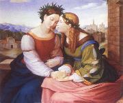 Friedrich overbeck Italia and Germania China oil painting reproduction